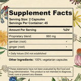 Gentian & Ginger Capsules