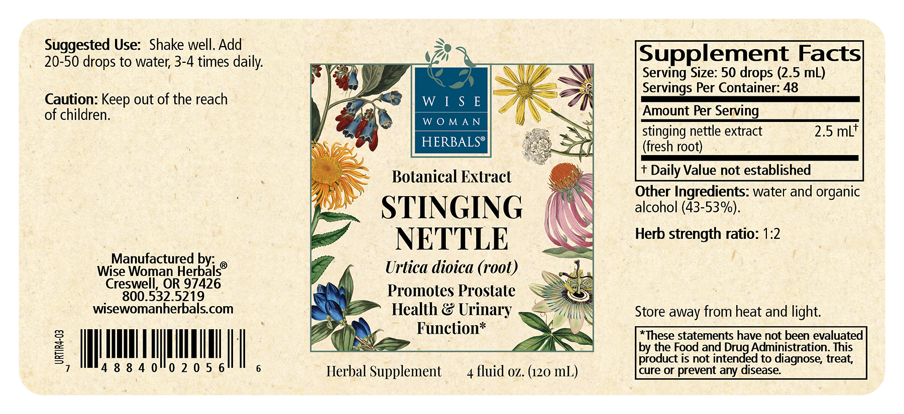 Stinging Nettle (Urtica dioica) Root