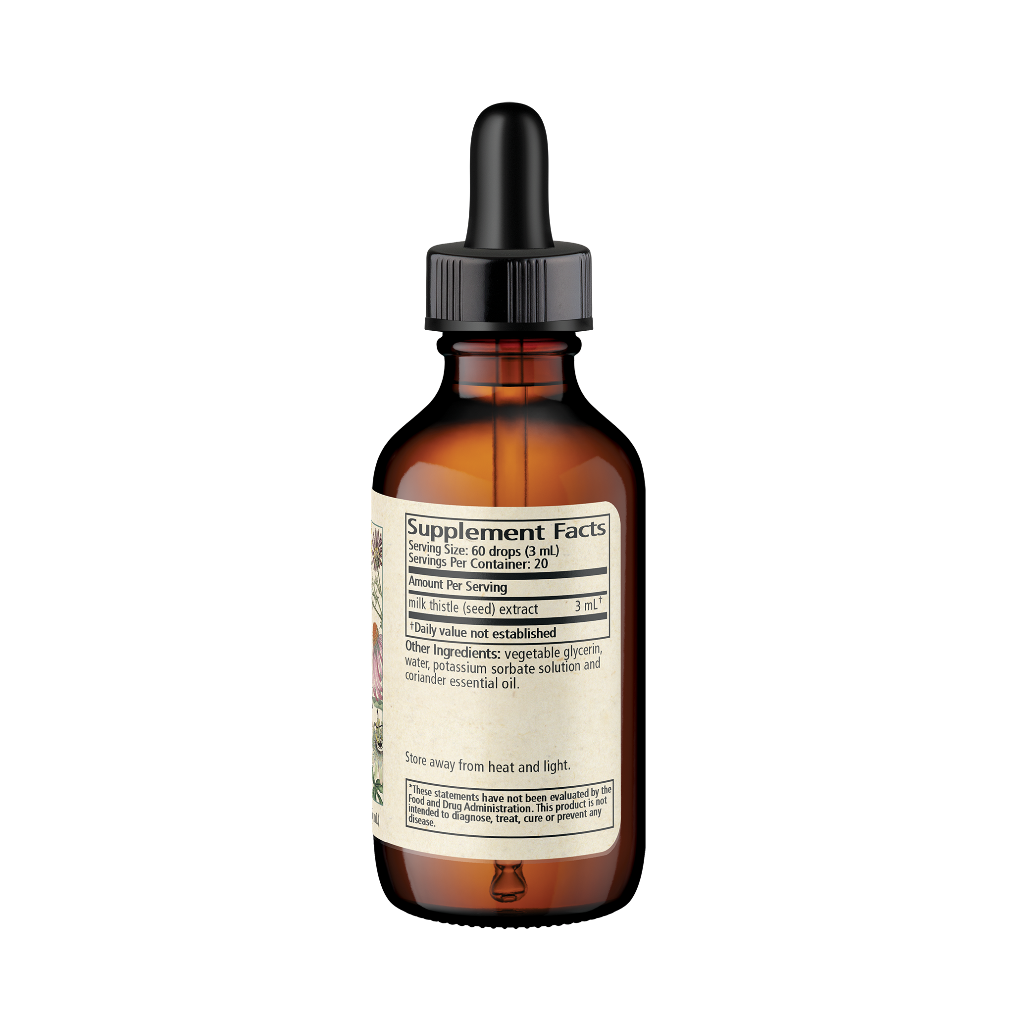 Milk Thistle Alcohol Free Extract (Formerly Milk Thistle Glycerite)