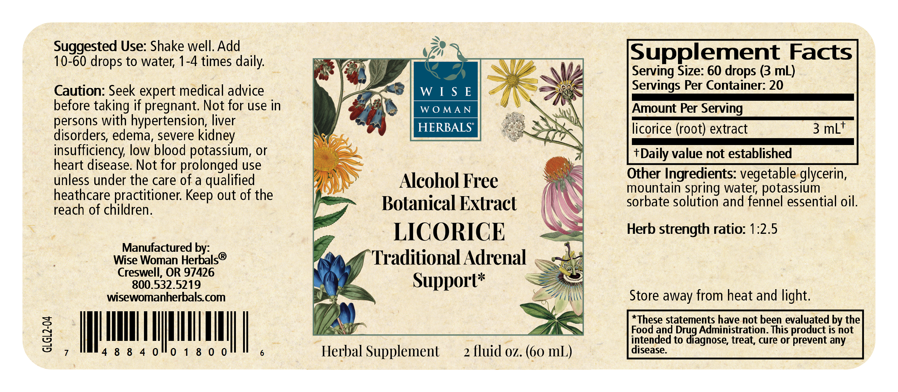 Licorice Alcohol Free Extract (formerly Licorice Glycerite)