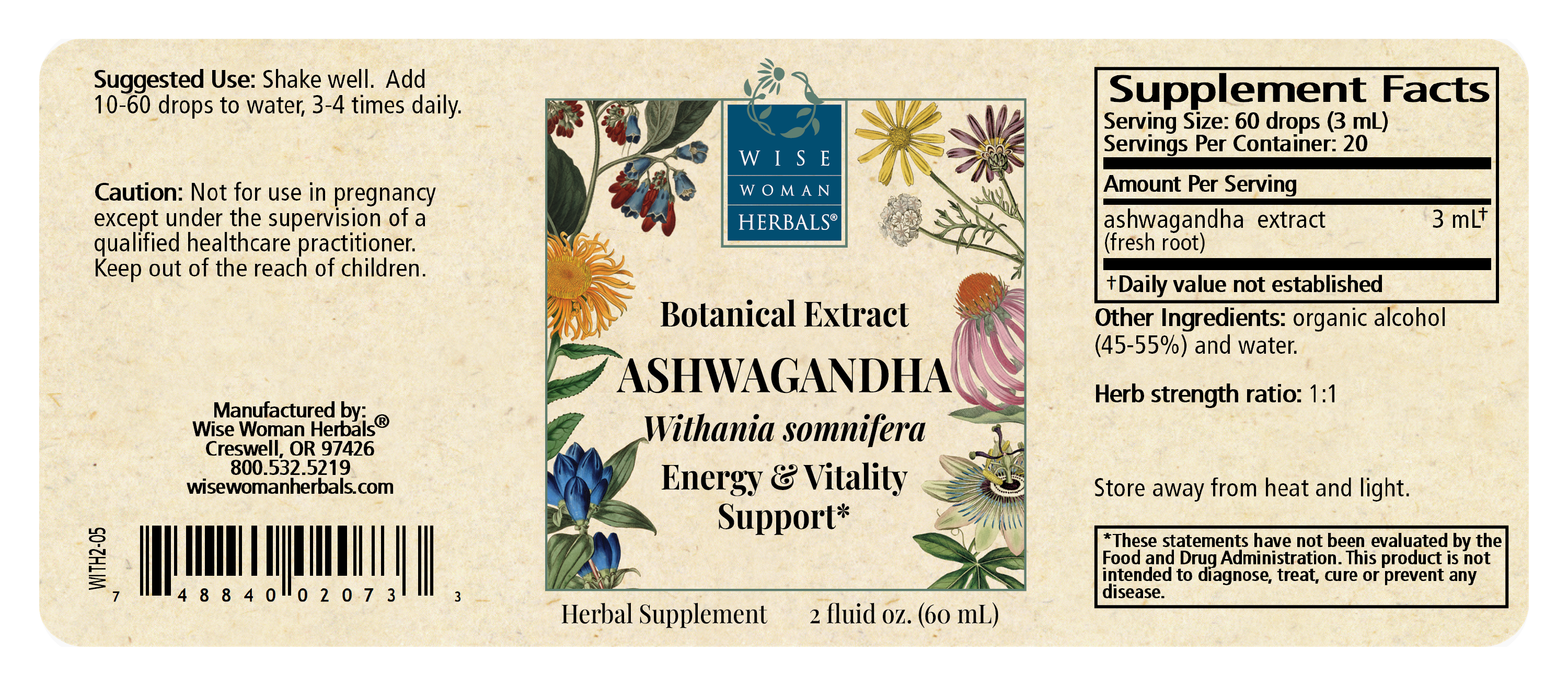 Ashwagandha (Withania somnifera) Botanical Extract