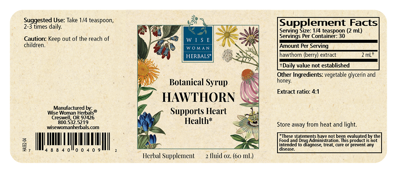 Hawthorn Botanical Syrup (Formerly Solid Extract)