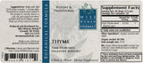 Thyme (Thymus spp.)