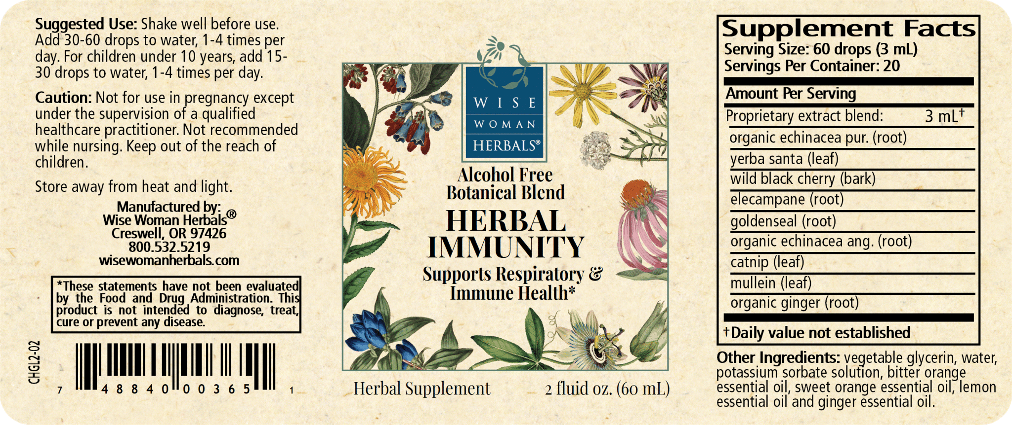 Herbal Immunity (Formerly Immune Glycerite)