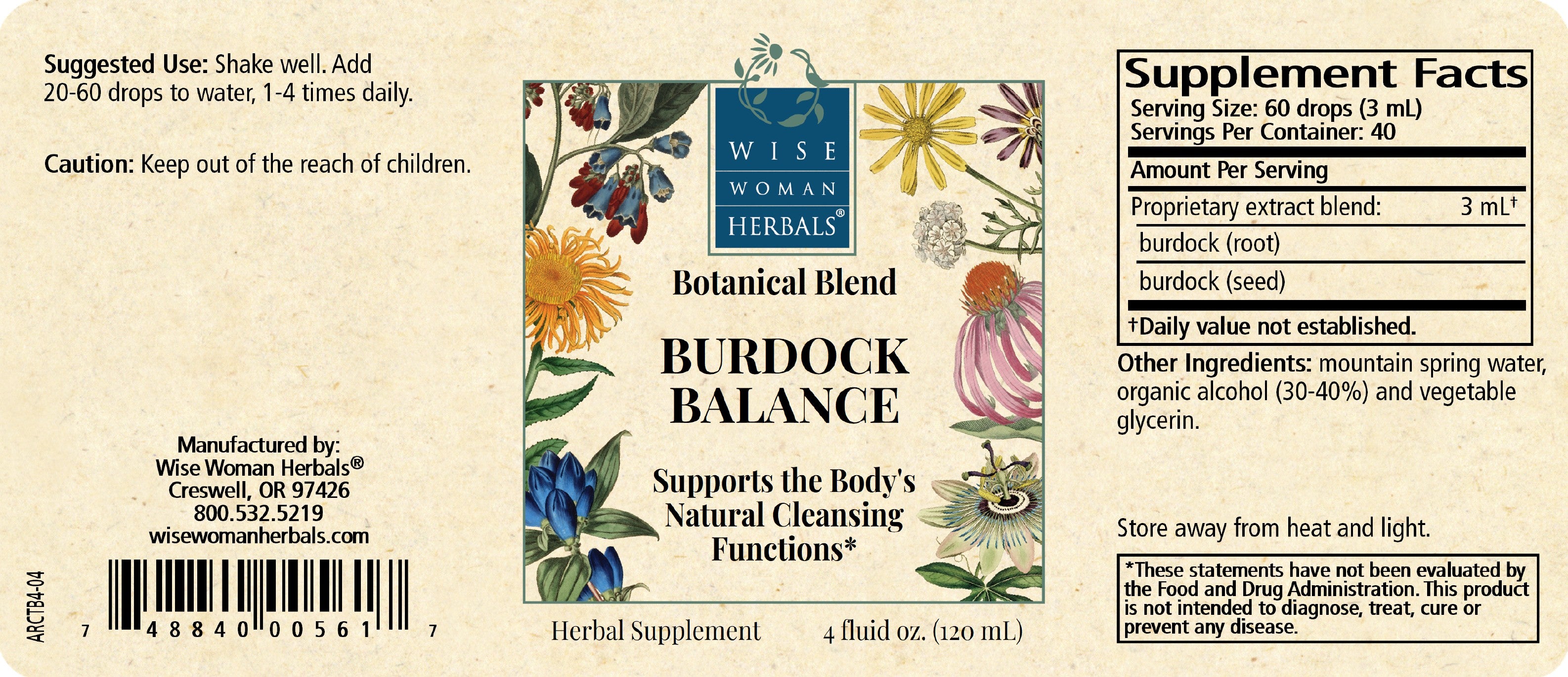 Burdock Balance (Arctium lap.)