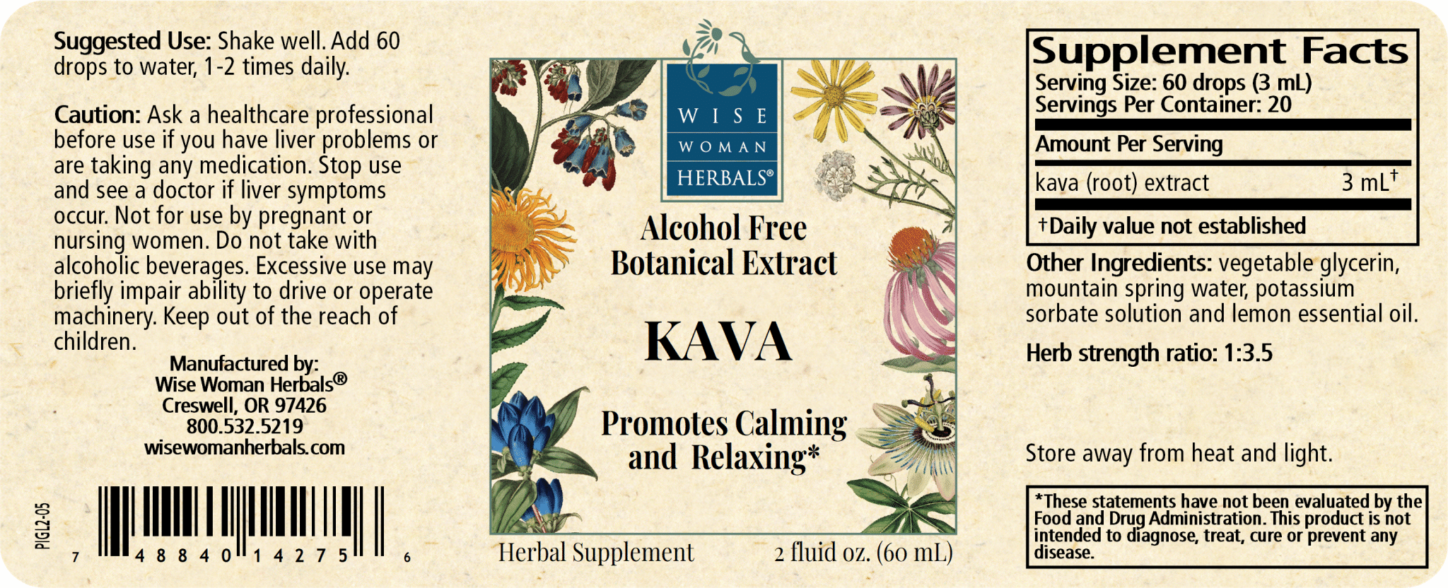 Kava (Formerly Standardized Kava Glycerite)