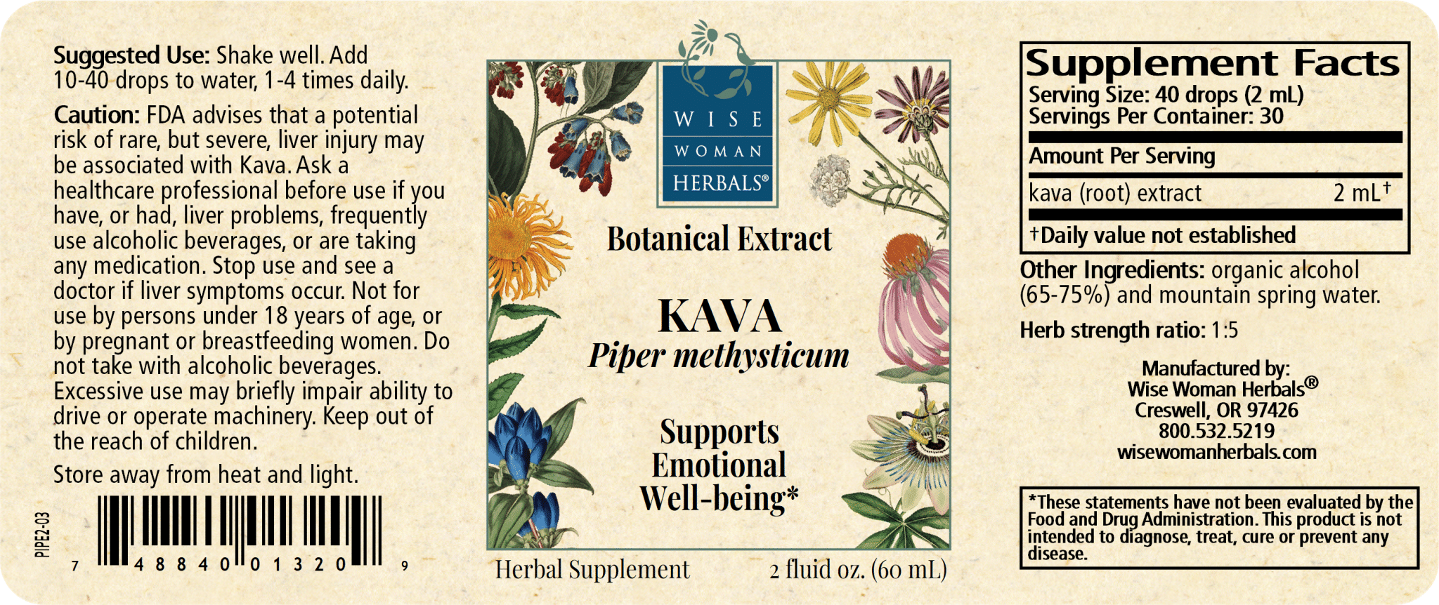 Kava (Piper methysticum)