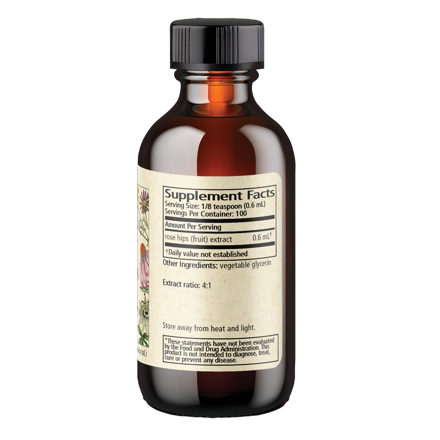 Rose Hips Botanical Syrup (Solid Extract)