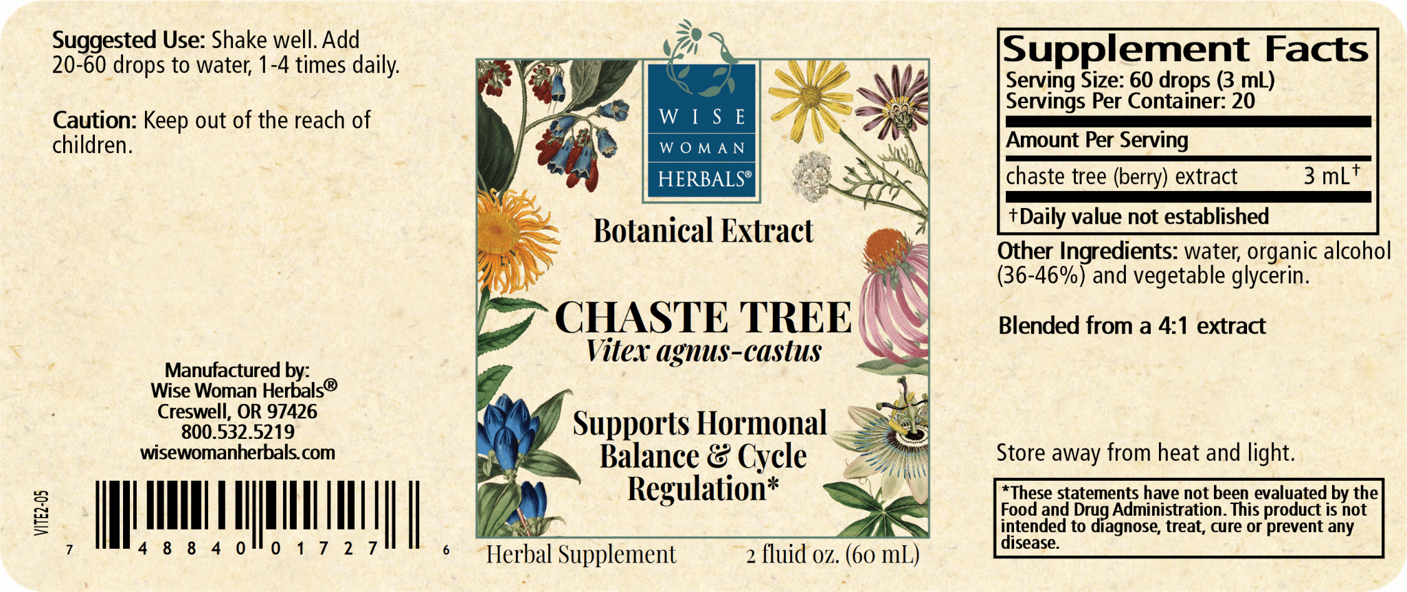 Chaste Tree (Vitex agnus-castus) Botanical Extract