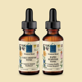 Immune Support Duo: Early Defense & Rapid Response 1 oz Travel Size Bundle