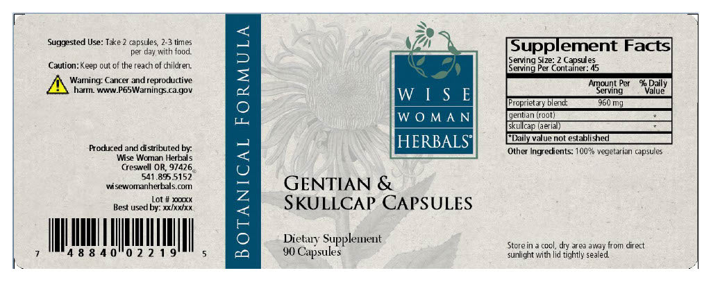 Gentian & Skullcap Capsules
