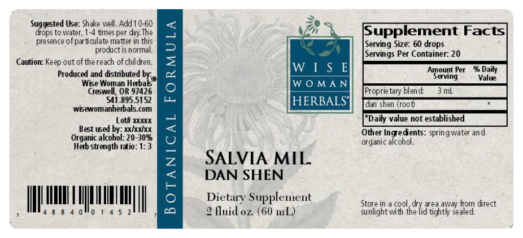 Red Sage/Dan Shen – Wise Woman Herbals