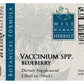 Blueberry, Billberry (Vaccinium spp.)